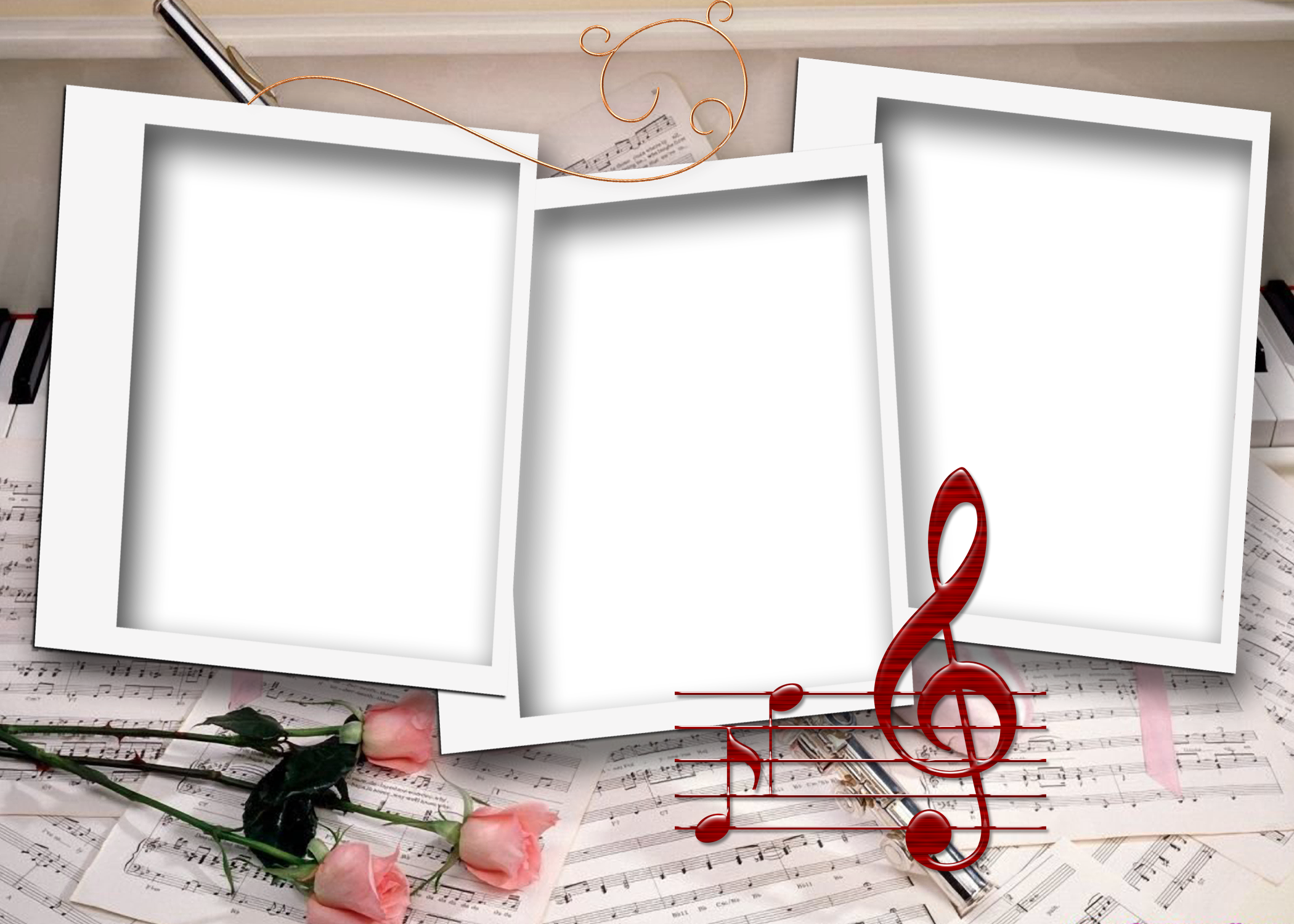 cadres musiques notes et dances